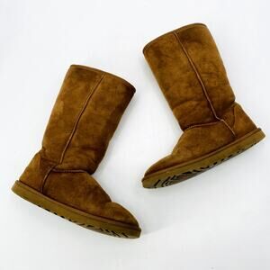 Ugg Chestnut Fleece Lined Tall Boots Y2K